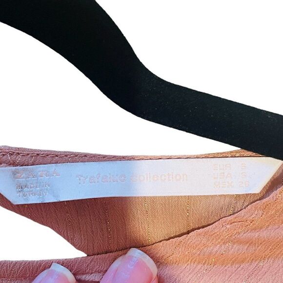 Zara Dress Zara Dress Bohemian Flowy Summer Cottage Core Size Small - Picture 9 of 9